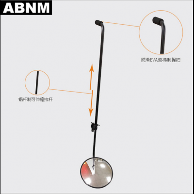 UVSS03伸缩式圆形亚克力高强度车底检查镜机场学校汽修厂安全检测镜